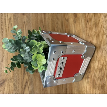 Flightcase Plant Pot In Red 